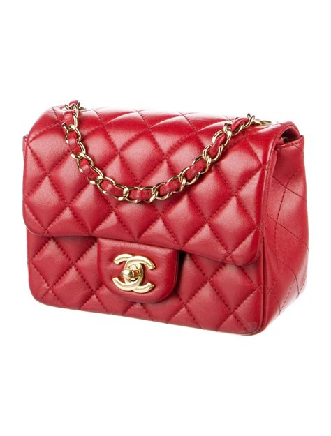 chanel mini red bag|Chanel small bag with price.